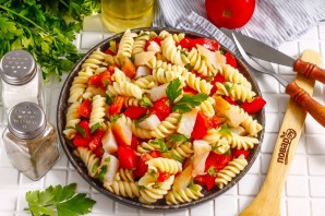 Паста с окунем