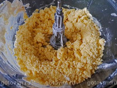 Песочный пирог с вишней Песочный пирог с вишней