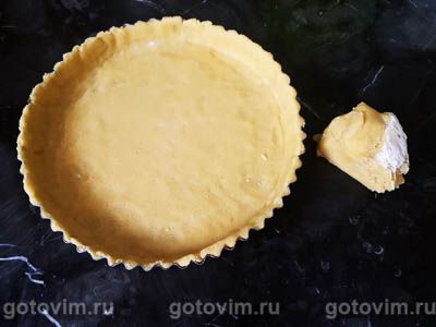 Песочный пирог с вишней Песочный пирог с вишней