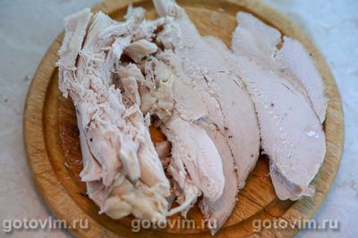 Пицца из готового теста с курицей и кабачками Пицца из готового теста с курицей и кабачками