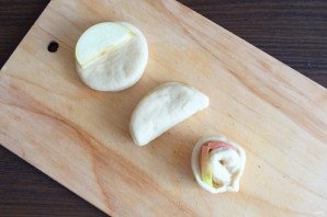 Пирог "Хризантема" с яблоками