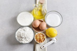 Пирог с лимонной цедрой