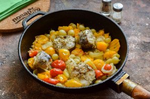 Рыба тушеная с виноградом Рыба тушеная с виноградом