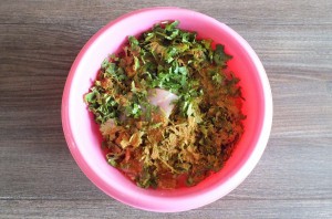 Шашлык из курицы с кинзой