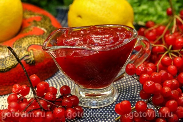 Соус из калины Соус из калины