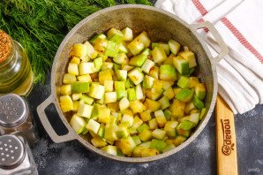 Суп из кабачков с креветками