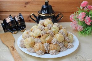 Торт из заварных пирожных