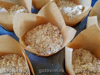 Тыквенные маффины с белым шоколадом и штрейзельной крошкой Тыквенные маффины с белым шоколадом и штрейзельной крошкой