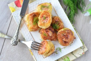 Вафельные рулетики