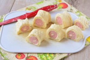 Вафельные рулетики