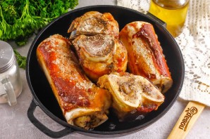 Запеченные мозговые косточки