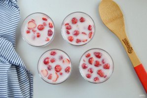 Желе из йогурта