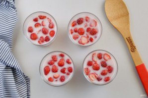 Желе из йогурта