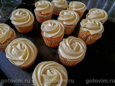 Ананасово-кокосовые капкейки