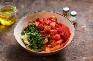 Армянская закуска из баклажанов и кабачков