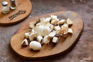 Брокколи со стручковой фасолью и грибами