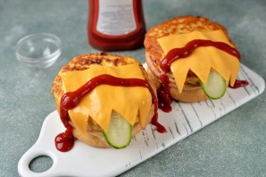 Бургер "Зубастый монстр"