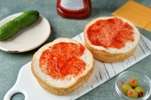 Бургер "Зубастый монстр"