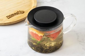 Чай с грейпфрутом и розмарином