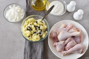 Фаршированные ножки курицы