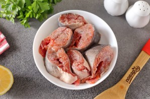 Горбуша с баклажанами в духовке