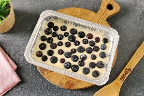 Йогуртовый кекс с черникой