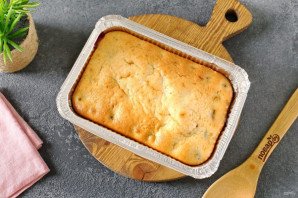 Йогуртовый кекс с черникой