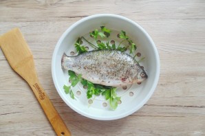 Карась на пару