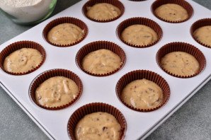 Маффины с арахисовой пастой Маффины с арахисовой пастой