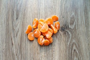 Мандариновые дольки в шоколаде