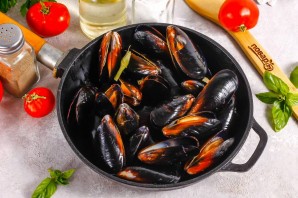 Мидии "Саганаки" по-гречески