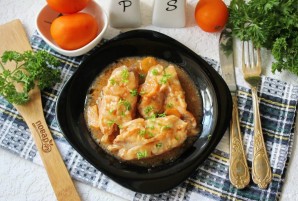 Окунь в кисло-сладком соусе