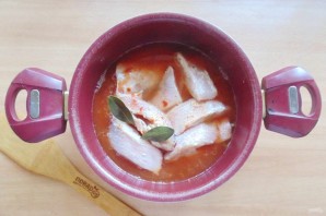 Окунь в кисло-сладком соусе