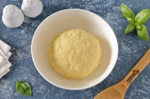 Пельмени с базиликом