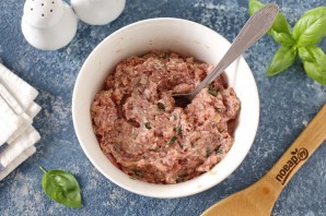 Пельмени с базиликом