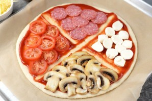 Пицца "Времена года" Пицца "Времена года"