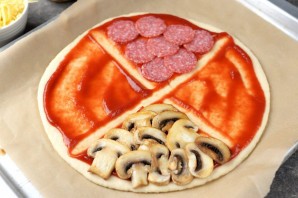 Пицца "Времена года" Пицца "Времена года"