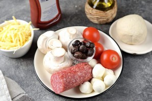 Пицца "Времена года" Пицца "Времена года"