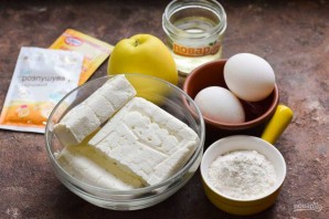 ПП шарлотка с яблоками и творогом ПП шарлотка с яблоками и творогом