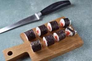 Роллы с болгарским перцем Роллы с болгарским перцем