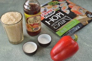 Роллы с болгарским перцем Роллы с болгарским перцем