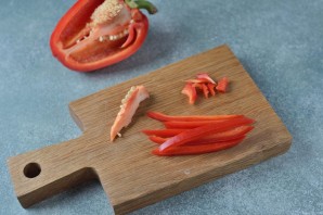 Роллы с болгарским перцем Роллы с болгарским перцем