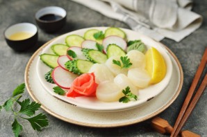 Сашими из гребешка