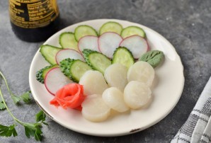 Сашими из гребешка Сашими из гребешка