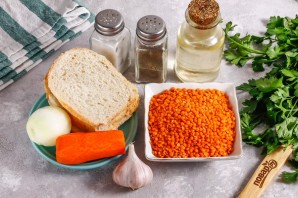 Суп из чечевицы без картофеля