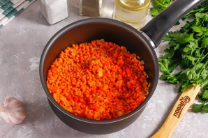 Суп из чечевицы без картофеля