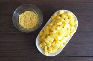 Суп из тыквы, картофеля и моркови