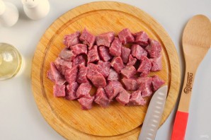 Тушеная телятина с подливкой