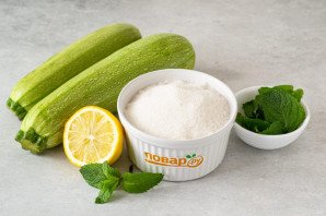 Варенье из кабачков и мяты