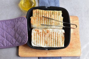 Закуска из лаваша с курицей